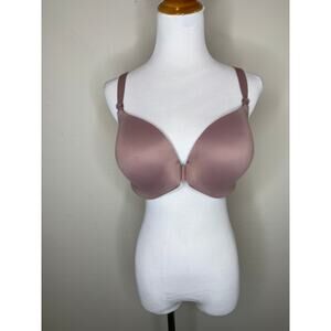 Soma Enbliss Front Close Racerback Bra 38D Underwire Dark Nude
